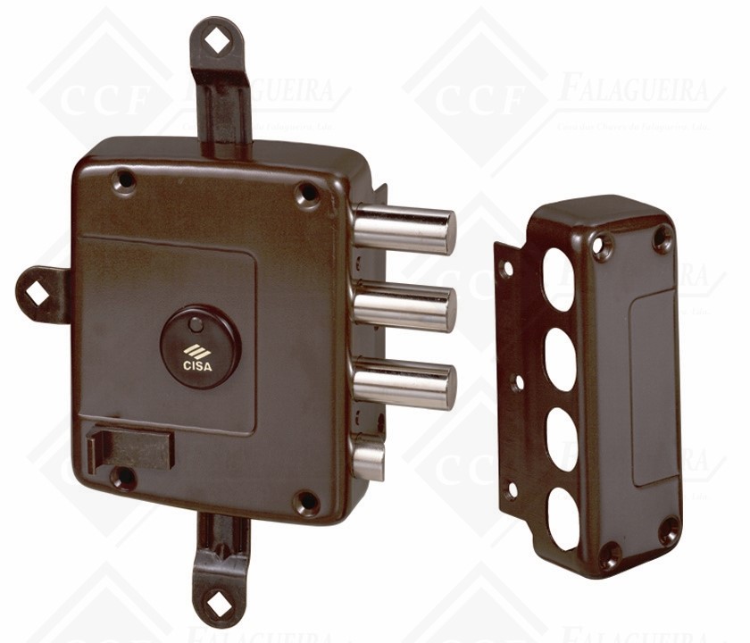 FECHADURA CISA - 1.57177.63.1 - 4 TRANCAS DIR (SEM TRANCAS)