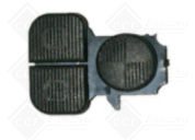 BORRACHA (BW 15F) P/ BMW - 3 BOTOES = BMB 3