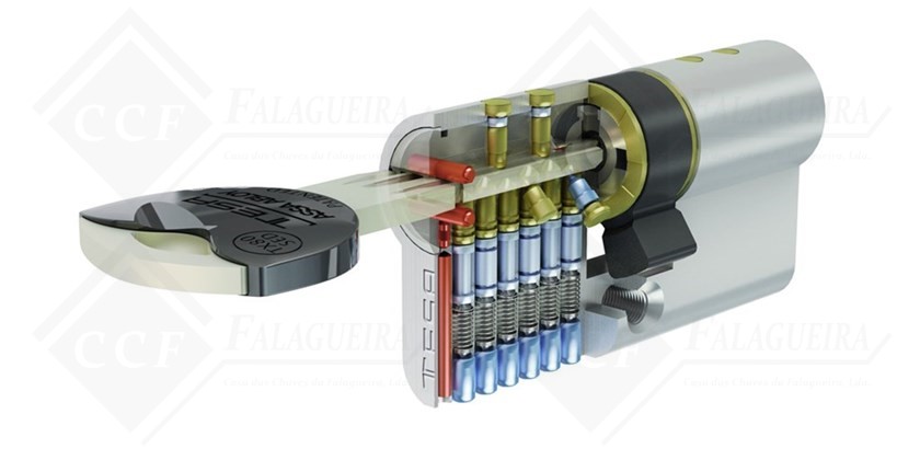 CILINDRO TESA TX80 5-LL R15 30X30 LN - ANTI PÂNICO