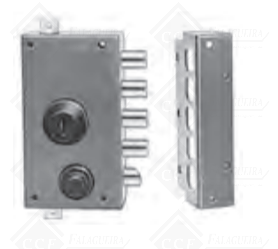 FECHADURA POTENT C/TRANCAS BOMBA - 1735 /40/DTA e 1735 /50/ DTA