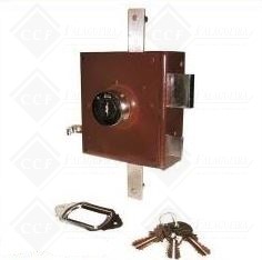 FECHADURA CRC REF: 792/895/01  S/TRANCAS - CXª 10 - DTA - CHAVE SOFER