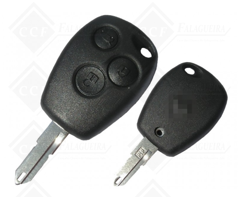 CARCAÇA (RN 08F) P/ RENAULT - C/ 3 BOTÕES - NE72 = RE 2BC3