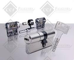 CILINDROS ABUS PFAFFENHAIN VELA MX 410 - 30/30 ANTI-PÂNICO - NIQUELADO (CCF)