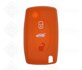 BORRACHA PROTECTORA DE SILICONE - REFª 4390 - MOD 7 - LARANJA