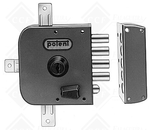 FECHADURA POTENT CANHÃO BOMBA 4T - 584 / TN4 ESQ