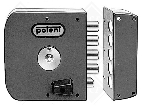 FECHADURA POTENT S/TRANCAS CH.TELES.910 / 2T+1 - ESQ