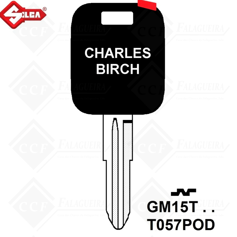 CHAVE AUTO CODIGO S/CHIP (GM 15T)