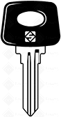 CHAVES AUTO C/ PLASTICA (LD 1P)