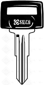 CHAVES AUTO C/ PLASTICA (NE 26P) LATÃO
