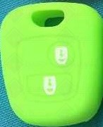 BORRACHA PROTECTORA DE SILICONE - PEUGEOT - VERDE LIMA