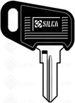CHAVES AUTO C/ PLASTICA (RO 32RP) LATÃO
