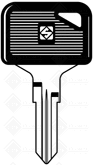 CHAVES AUTO C/ PLASTICA (VAC 59P)