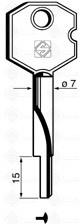 CHAVES TIPO FIAM (XBW 4)